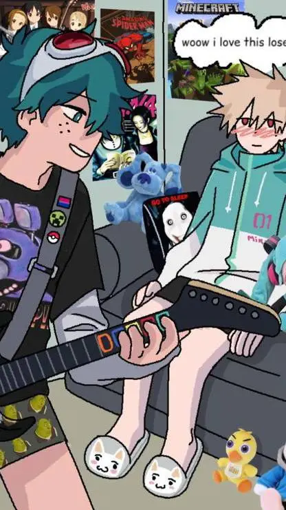 ai character: bakudeku background