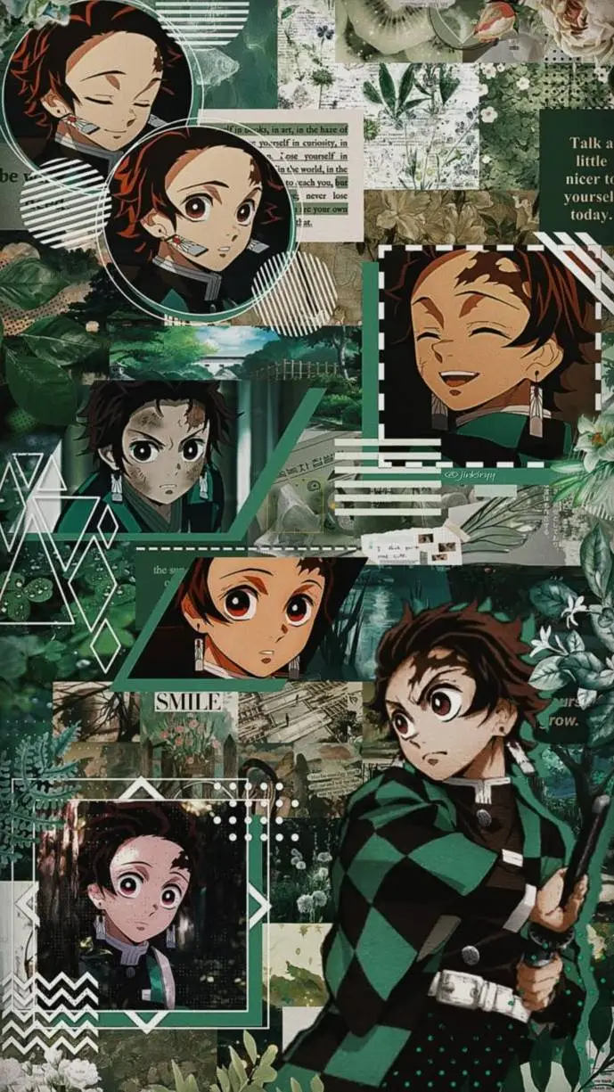 ai character: tanjiro  background