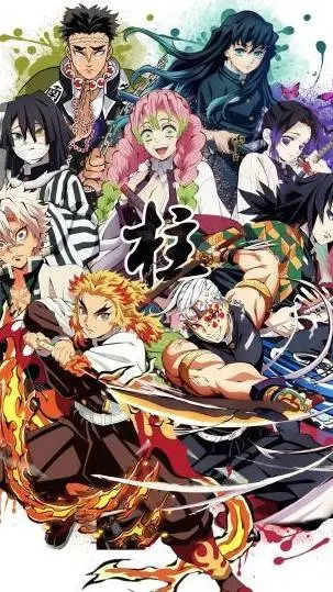 ai character: all hashira  background