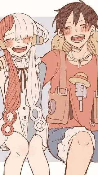 ai character: luffy and uta background