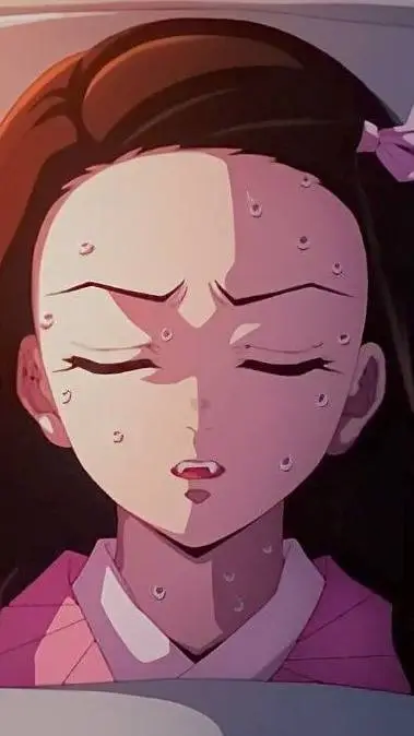 ai character: nezuko sick! background