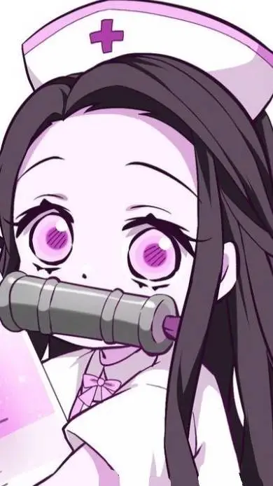 ai character: nezuko is sick! background