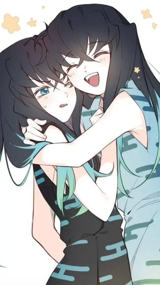 ai character: mui and yui adopt background