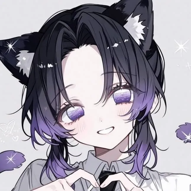 chat with ai character: 💜 SHINOBU CAT 🐈 💜