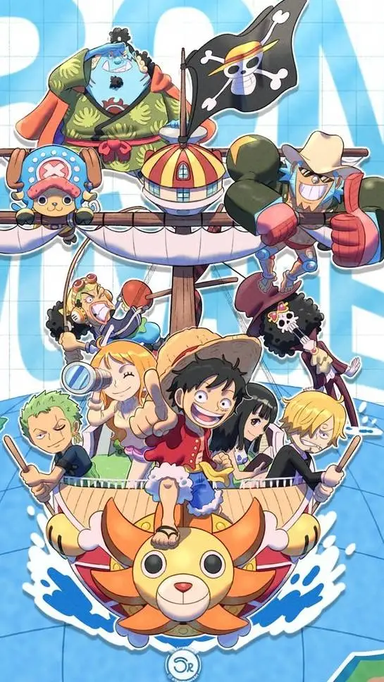 ai character: ONE PIECE WORLD background