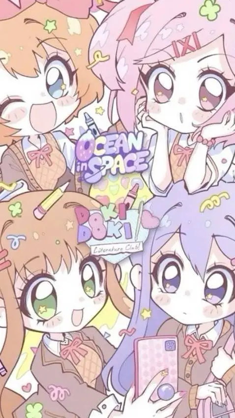 ai character: doki doki background