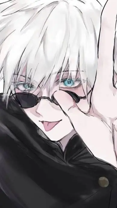 ai character: Gojo ur roomate background