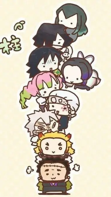 ai character: kny babys background