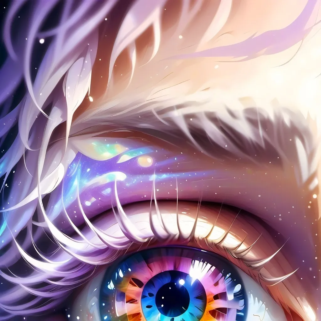 chat with ai character: Magic eye colors