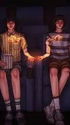 ai character: Byler! background