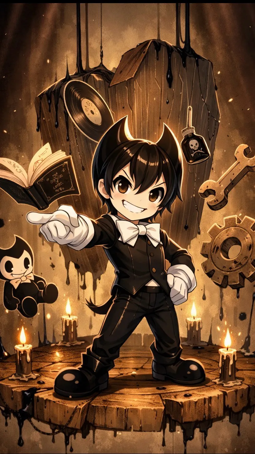 ai character: Bendy background