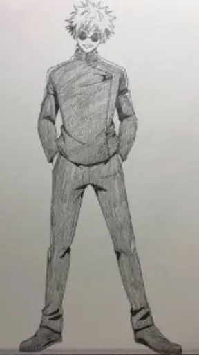 ai character: Saturo Gojo background