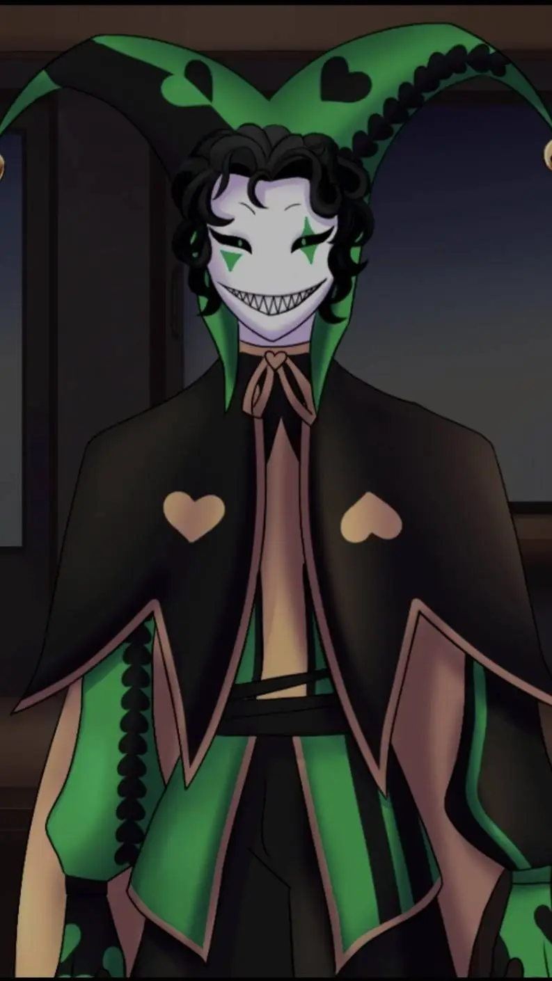 ai character: Harlequin background