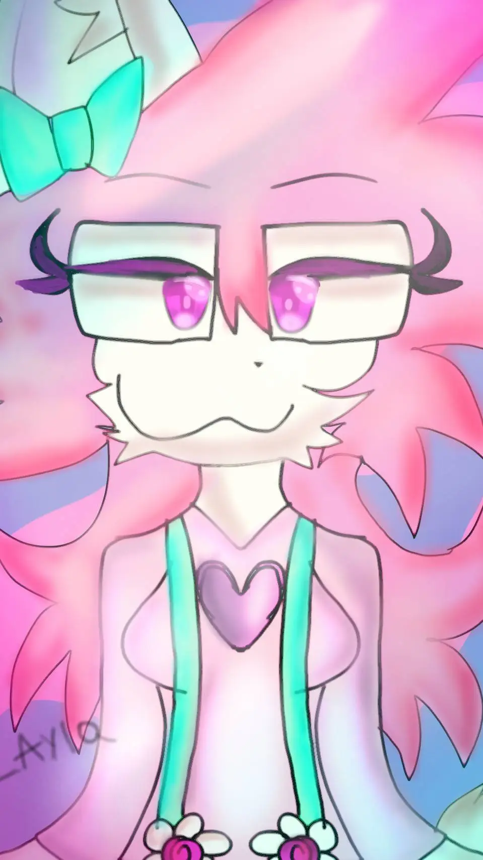 ai character: Layla 🩵 background