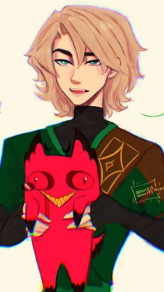 ai character: HH x Lego Ninjago background