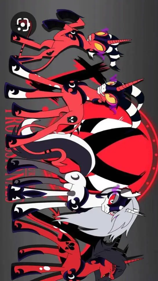 ai character: HB x MLP background