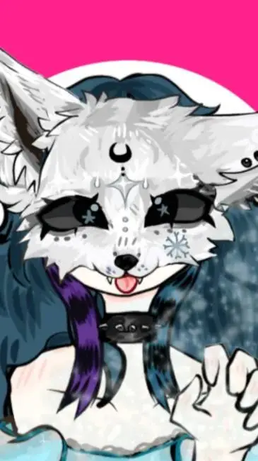 ai character: Winter Foxy background