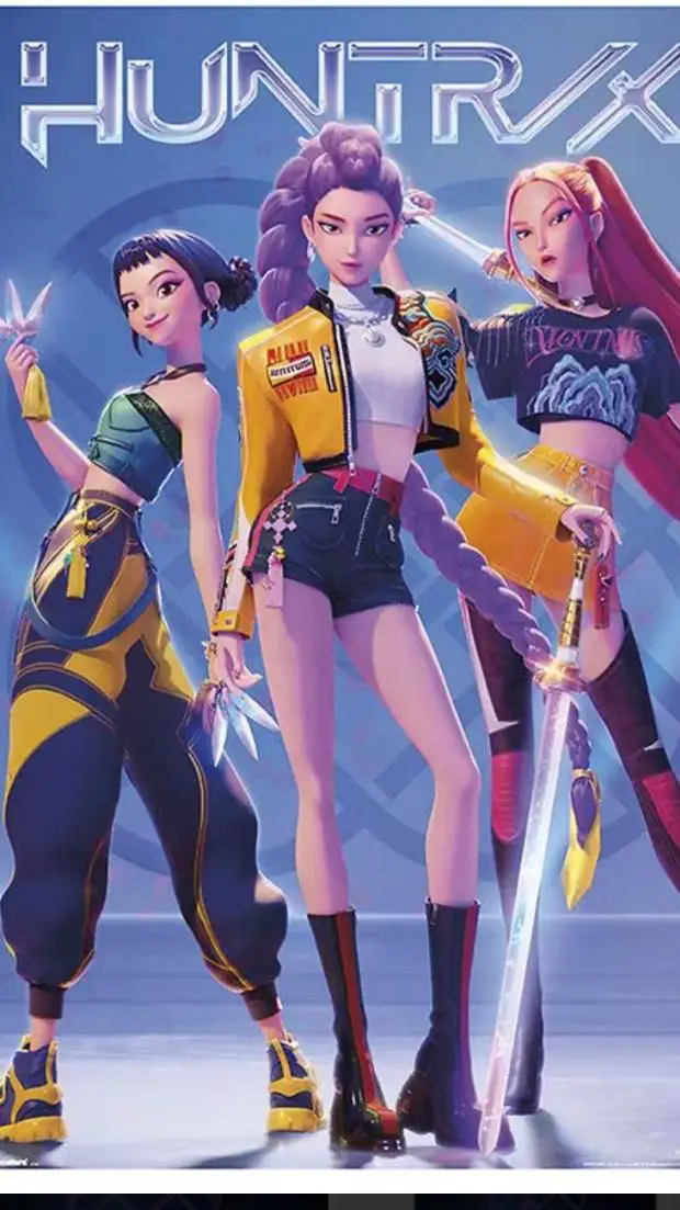 ai character: huntrix bullyings  background