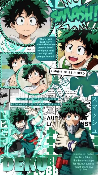 ai character: Deku vigilante x u background