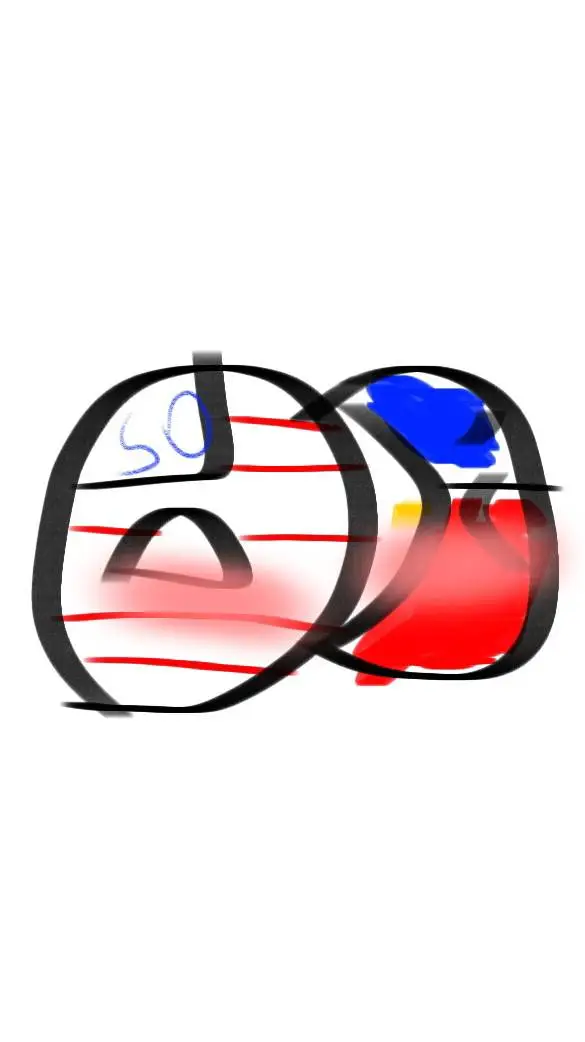 ai character: CountryBalls background