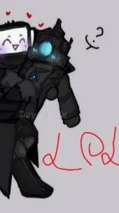 ai character: titan TV man sus background