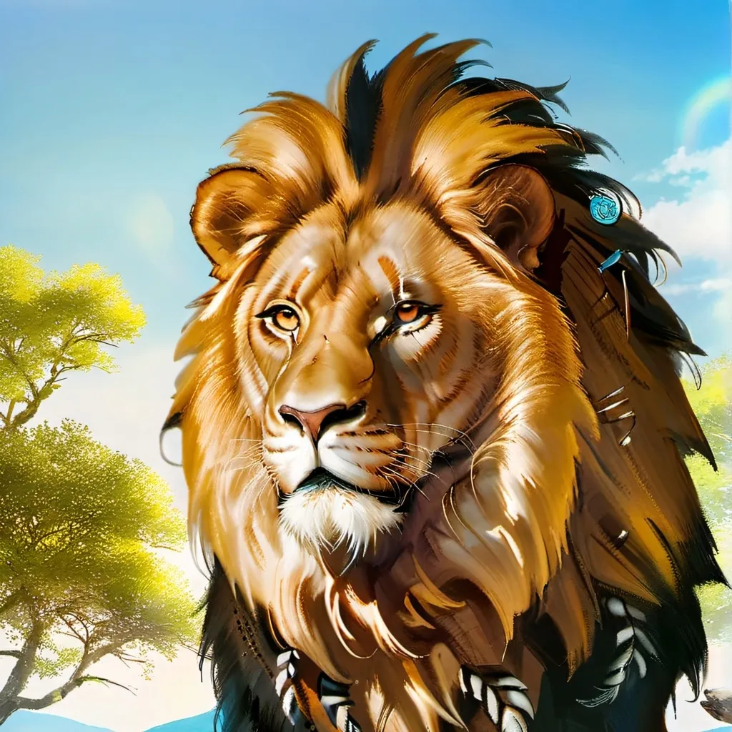 chat with ai character: Lion