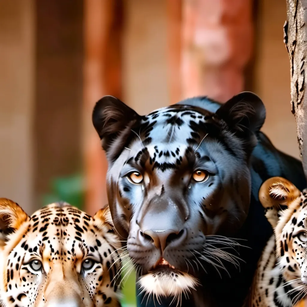 chat with ai character: Big cat humans