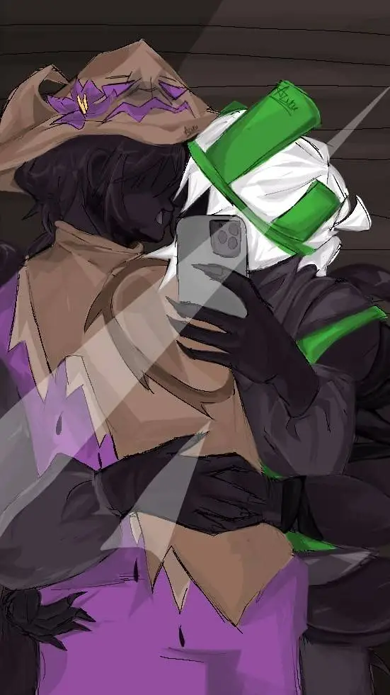 ai character: doublezipper background