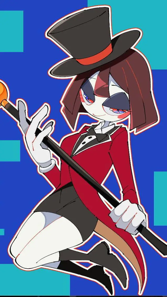 ai character: ponmi digital code background