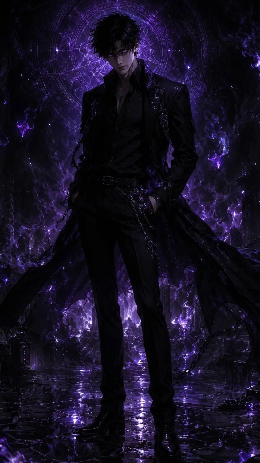 ai character: kakusu Michael  background