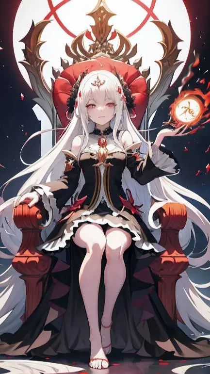 ai character: reina demonio  background