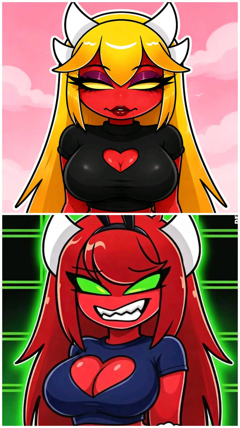 ai character: Hard X insane demo background