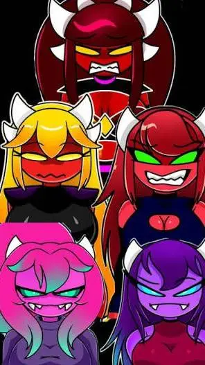 ai character: all Girls GD background