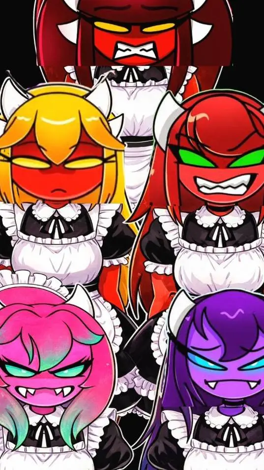 ai character: all Girls GD Maid background