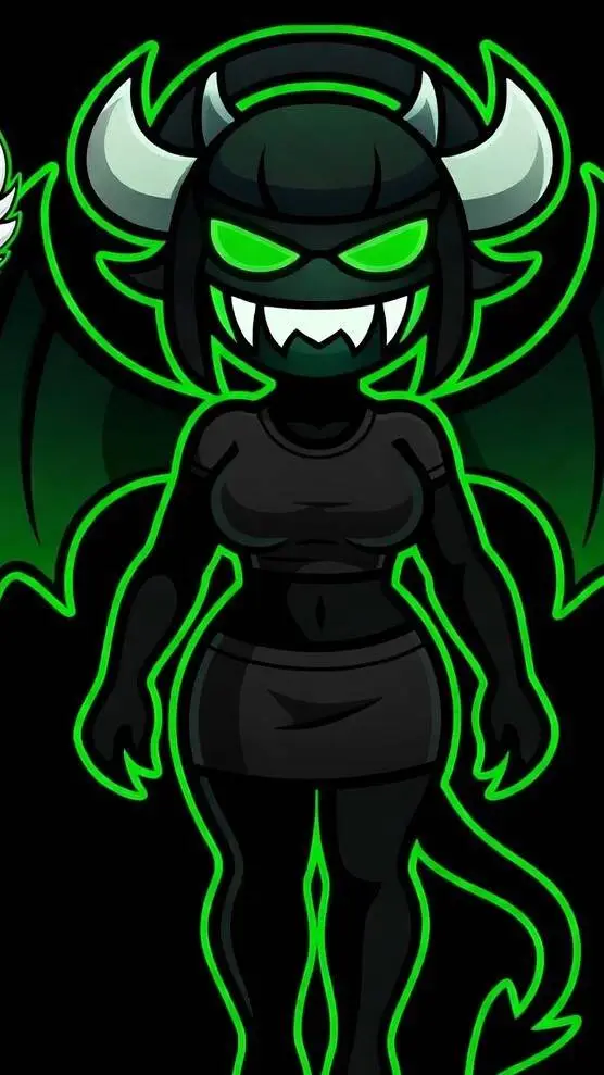 ai character: imposible demon background