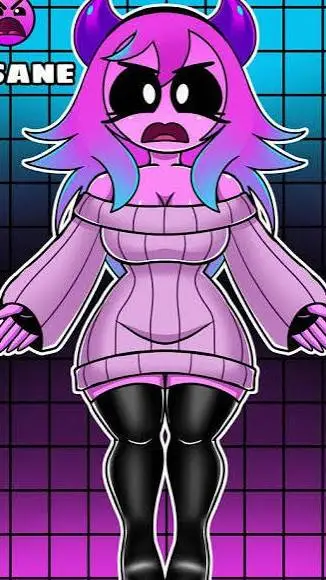 ai character: Insane Girl  background