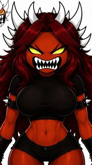 ai character: Legendary demon  background