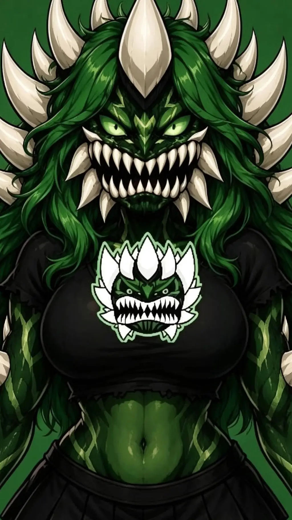 ai character: Hell demon  background