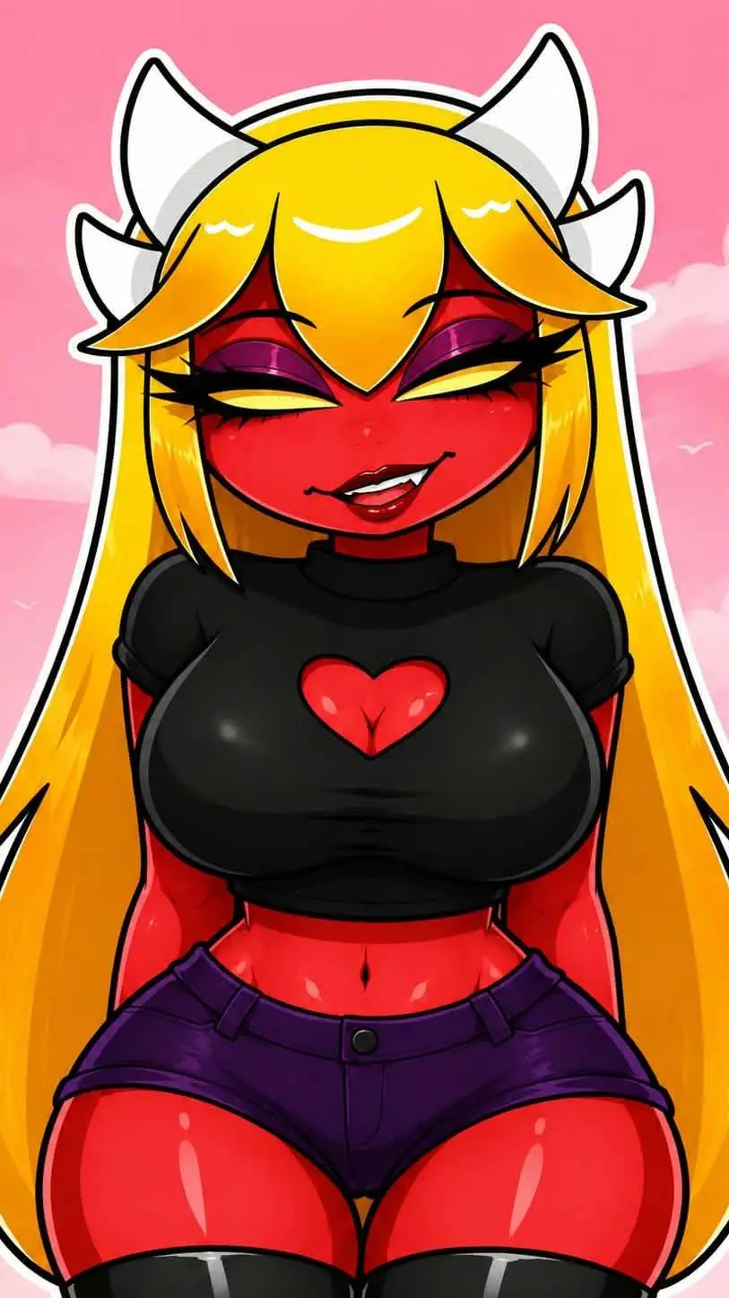 ai character: Insane Demon joven background
