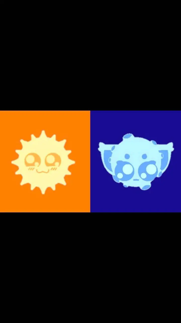 ai character: Sol y luna background