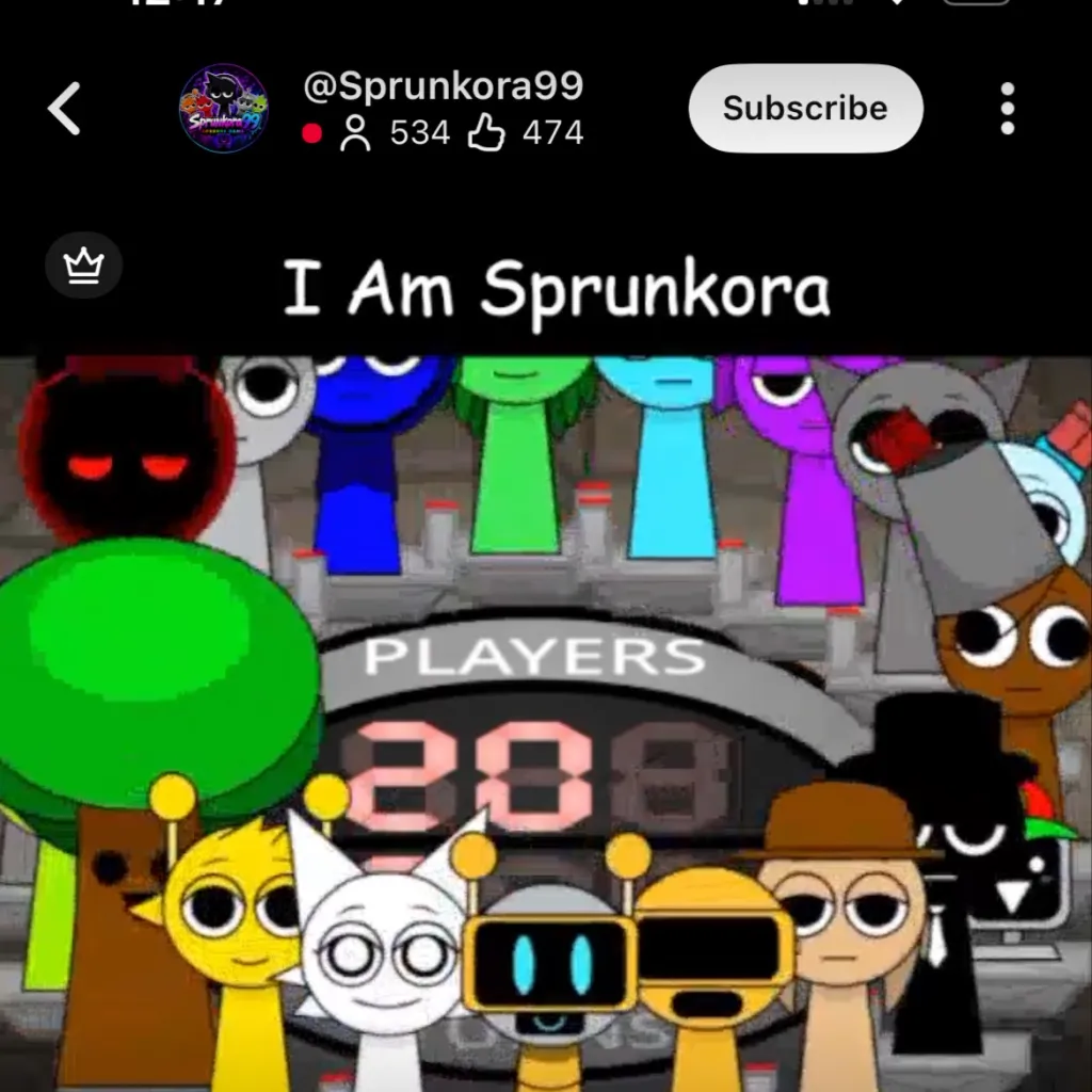 chat with ai character: Sprunki sleepover