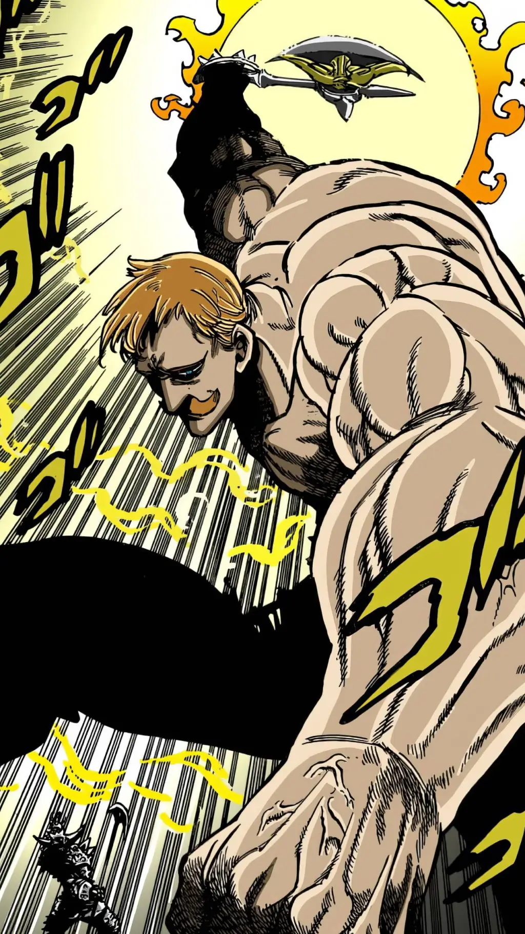 ai character: Escanor  background
