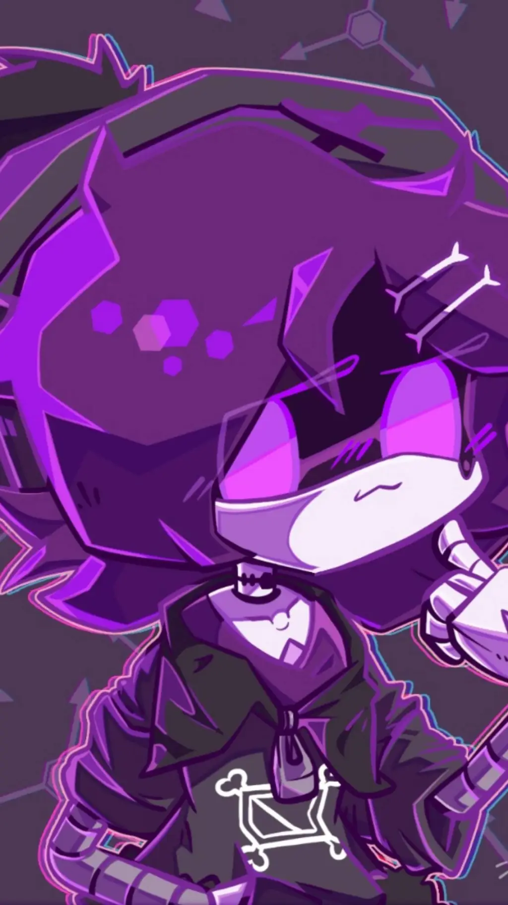 ai character: Uzi background