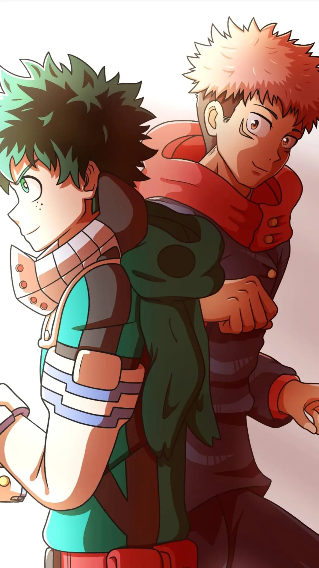 ai character: jjk x mha background