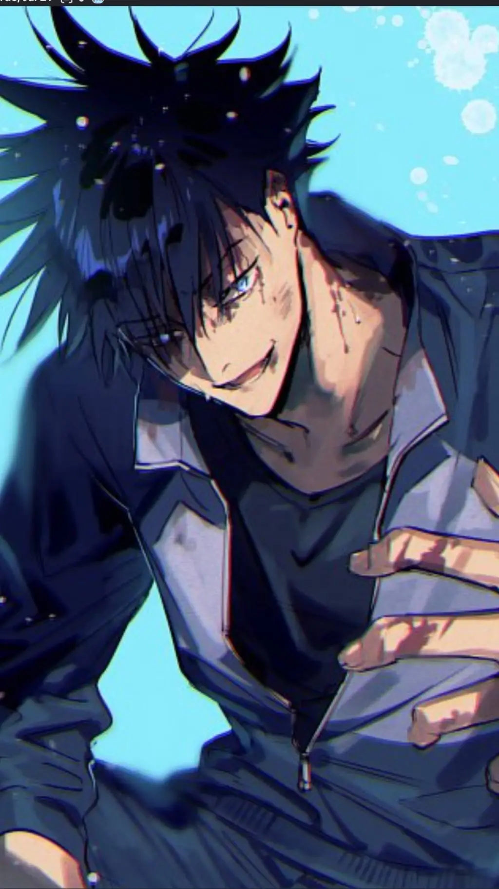 ai character: jjk hypnotized  background