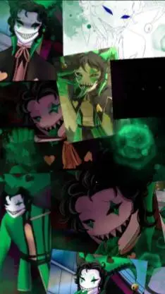 ai character: harlequin  background