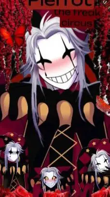 ai character: pierrot ❤️‍🩹 background