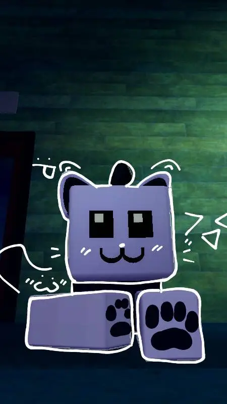 ai character: Pin Cat background