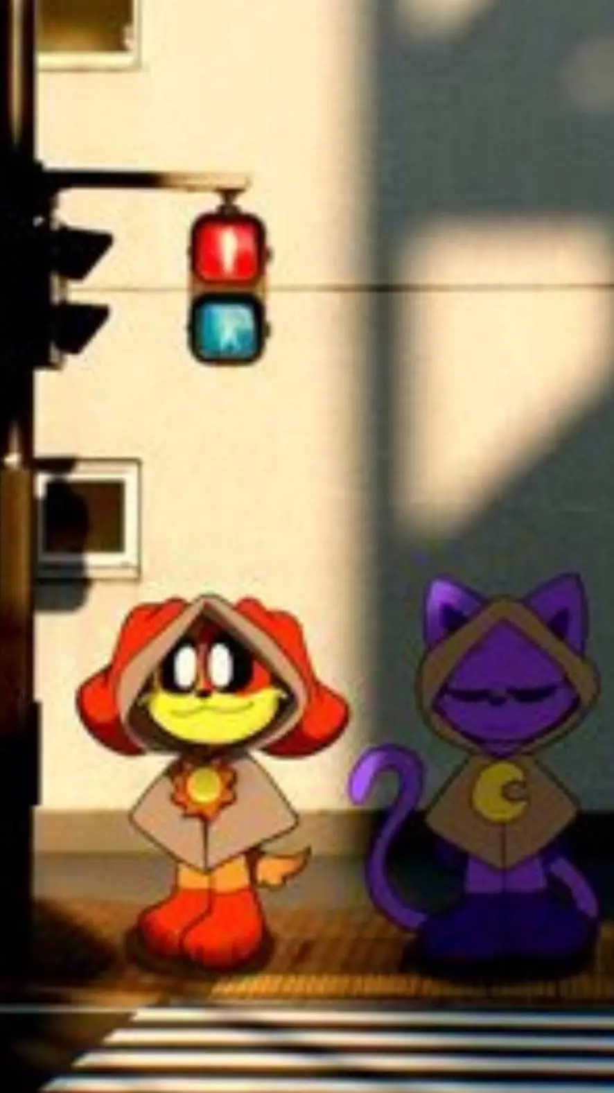 ai character: catnap x dogday  background