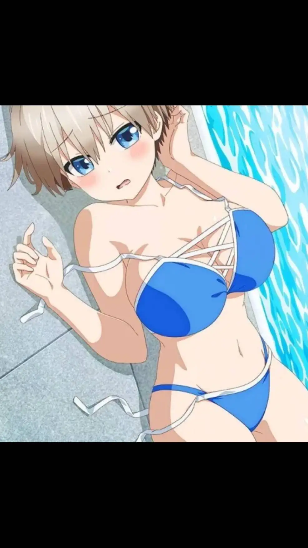 ai character: uzaki Chan  background